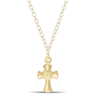 Tiny Cross Gold Filled Choker Necklace & Jewelry – Women Sterling Silver Chain Necklaces