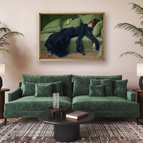 Dark Green Wall Art - Etsy