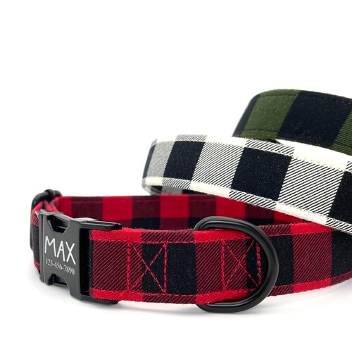 tartan kitten collar
