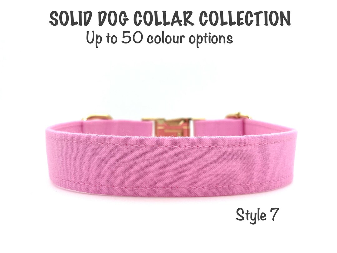 Pink Dog Collar Personalized Cat Collar With Name Dog Collar Wedding Collar for Dog Collar and