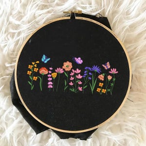 Wildflowers Machine Embroidery Design, Floral Embroidery File, Machine ...