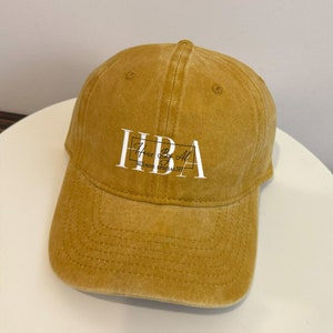 Embroidered Hat Personalized Dad Cap Embroidery Text Logo Baseball Hat Bachelorette Hat  Sorority Hat Unisex Baseball Cap, MADE in the USA