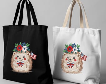 Patriottische egel borduurwerk ontwerpen - 4 juli egel machine borduurwerk bestand - USA vlag zomer Stitch - Instant Download