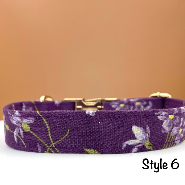 Purple Dog Collar Etsy
