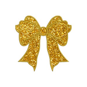Side Bow Applique Sweatshirt Embroidery Design, Glitter Bow Embroidery, Christmas Embroidery Design, Instant Download, Bow Applique