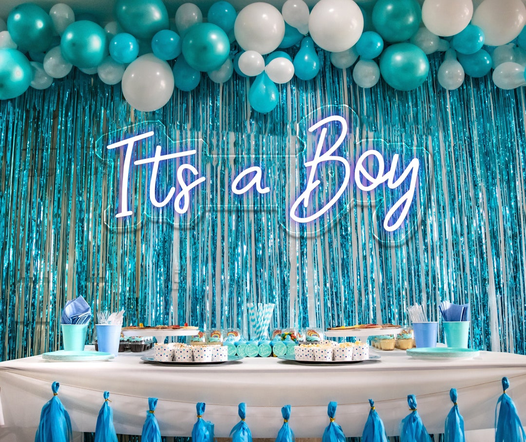 Custom Neon Sign Baby Shower Name Signs Neon Custom Light Sign Etsy