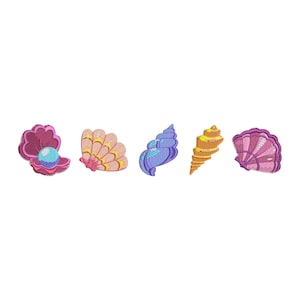 Disegno ricamo conchiglie, disegno ricamo spiaggia, disegno ricamo estate, disegno ricamo linea arte estate, disegno ricamo oceano