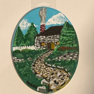Stone Cottage Painting