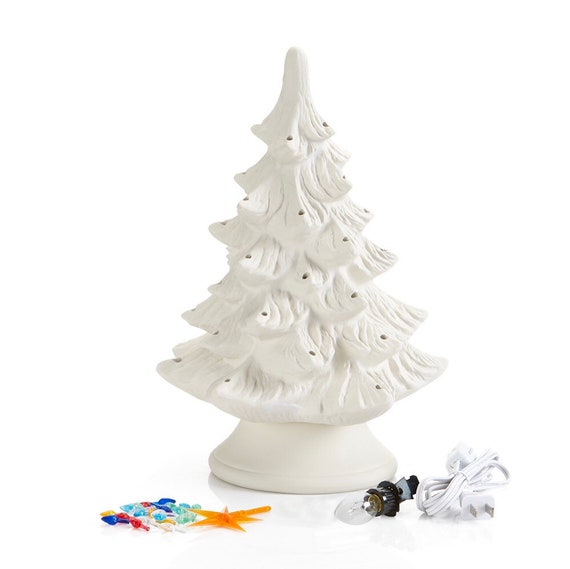 Huge Ceramic Christmas Tree Paint Your Own Ceramic Keepsake Etsy