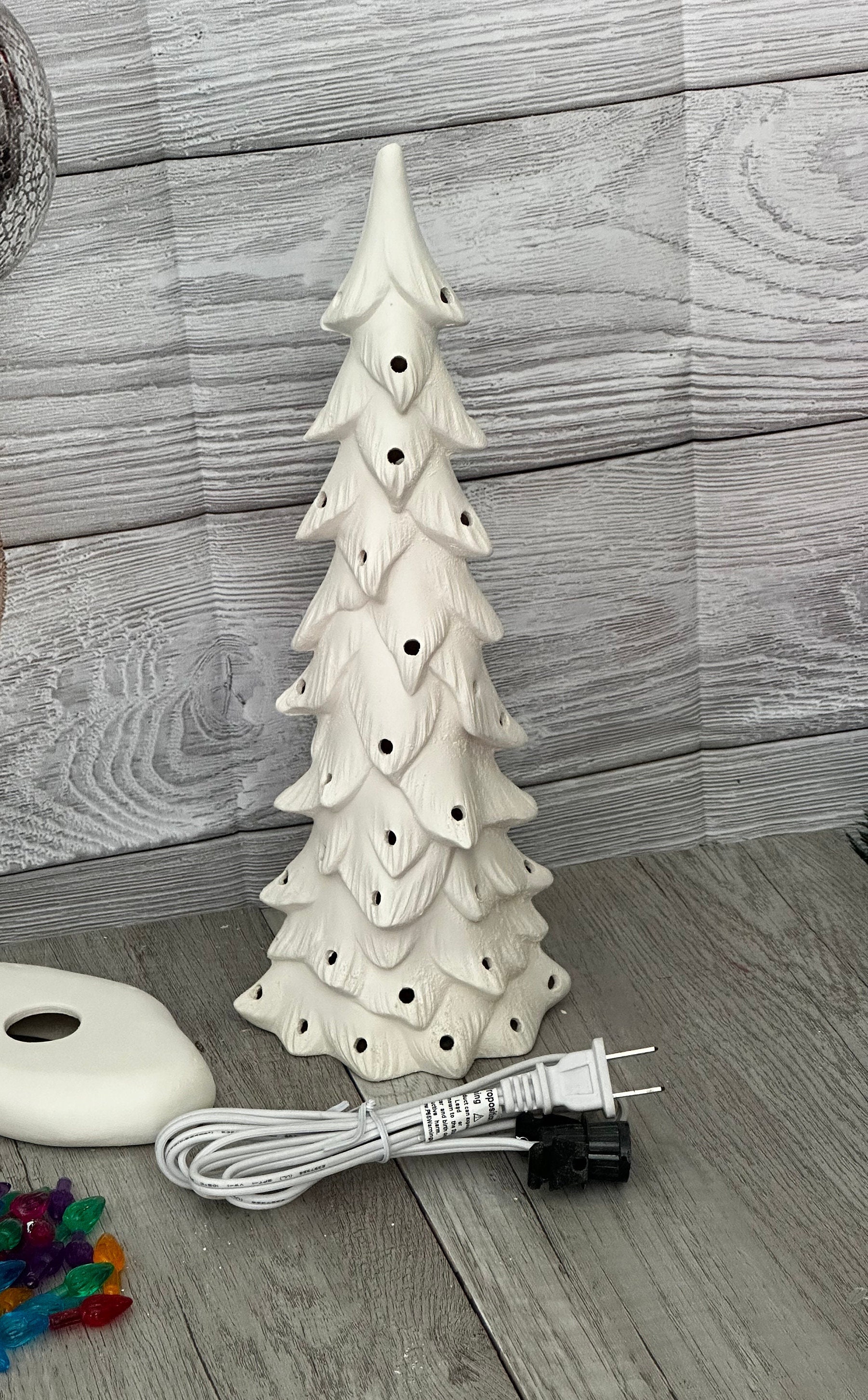 Large Christmas Tree (13 Inch) Pottery To Go Kit
