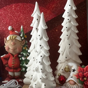 UNPAINTED Whispy Tree - Includes base, light kit and pin lights - Three Sizes, makes great gift