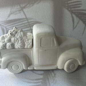 WYPRZEDAŻ 4177 Dynie do pickupów 3"Tx4,25"L do pickupów i 5 opcji ciężarówek, przyczepy, wózka targowego, Choo Choo lub tylko pokrywy - pomaluj własne