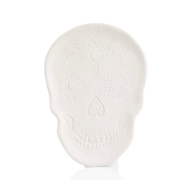 The Lovable Skull Plate - Paint Your Own Adorable Ceramic Keepsake