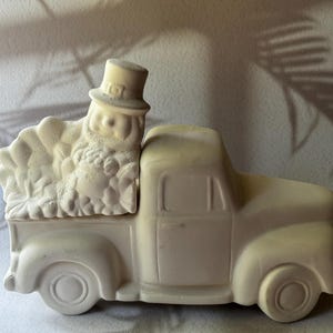 CLEARANCE 4186 St. Pat’s Lid For Pickup 5"T x 5.25"W and 5 truck options, trailer, market cart, Choo Choo  or lid only - Paint Your Own
