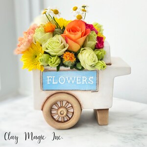 The Lovable Vendor Cart - Paint Your Own Adorable Ceramic Keepsake