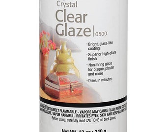 Clear Triple Thick Glaze, No Kiln Required, Clear, 12-Ounce