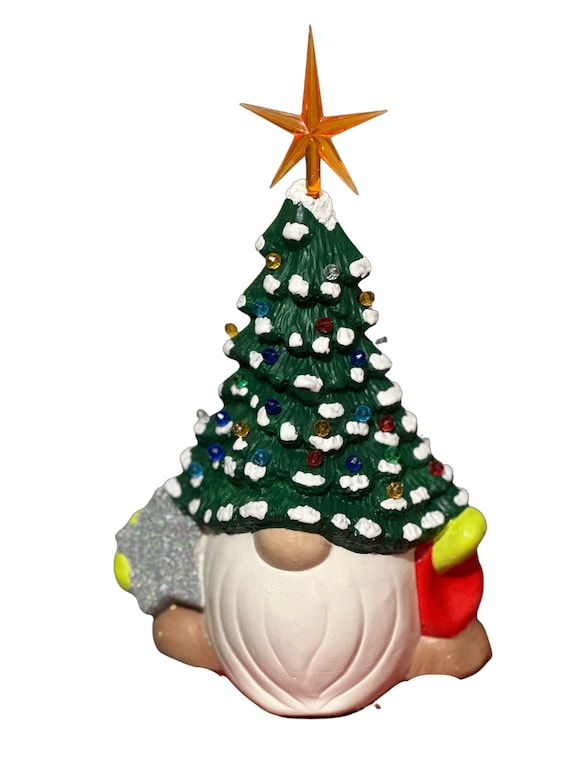 Belonend gallon Vulkaan Christmas Tree Hat Gnome-now With Base and Dimmer One of a - Etsy