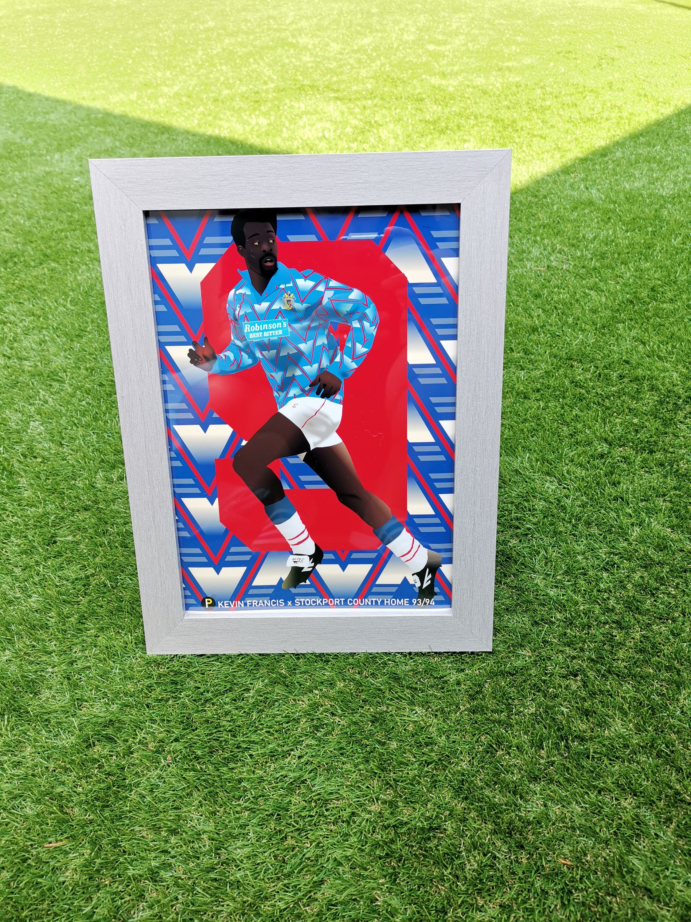 Stockport County Kevin Francis Print Etsy UK