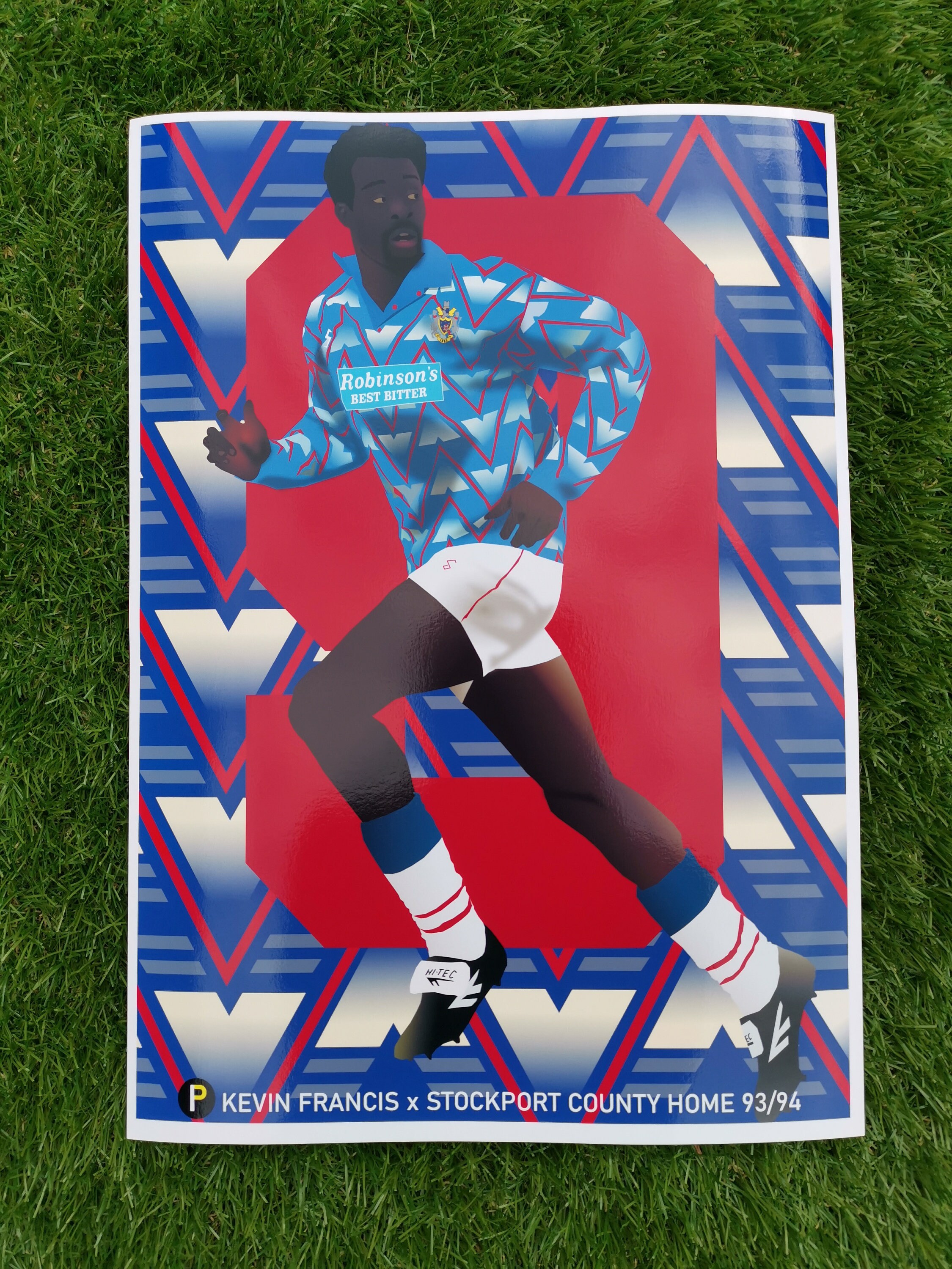 Stockport County Kevin Francis Print Etsy