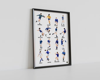 Everton FC Legends - Original Art Print