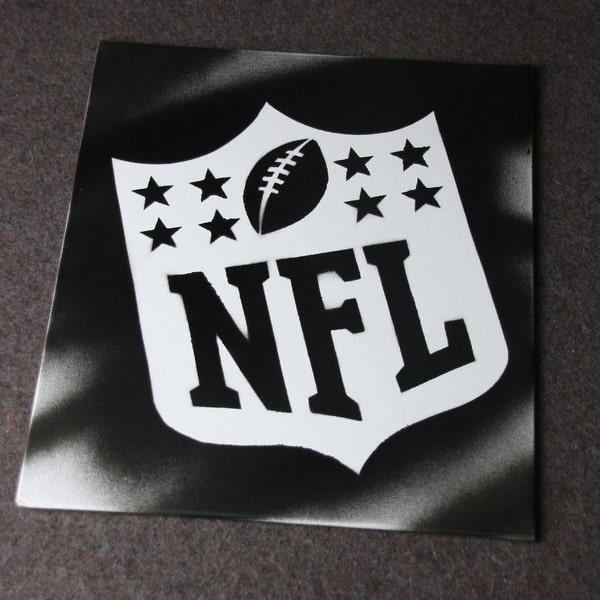 Stencil Sprühbild NFL Logo