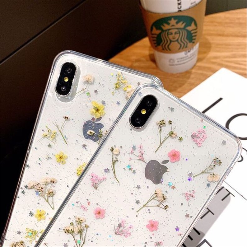 Pressed Dried Flower Handmade iPhone Case 8 8p Xr X XS Xsmax Etsy