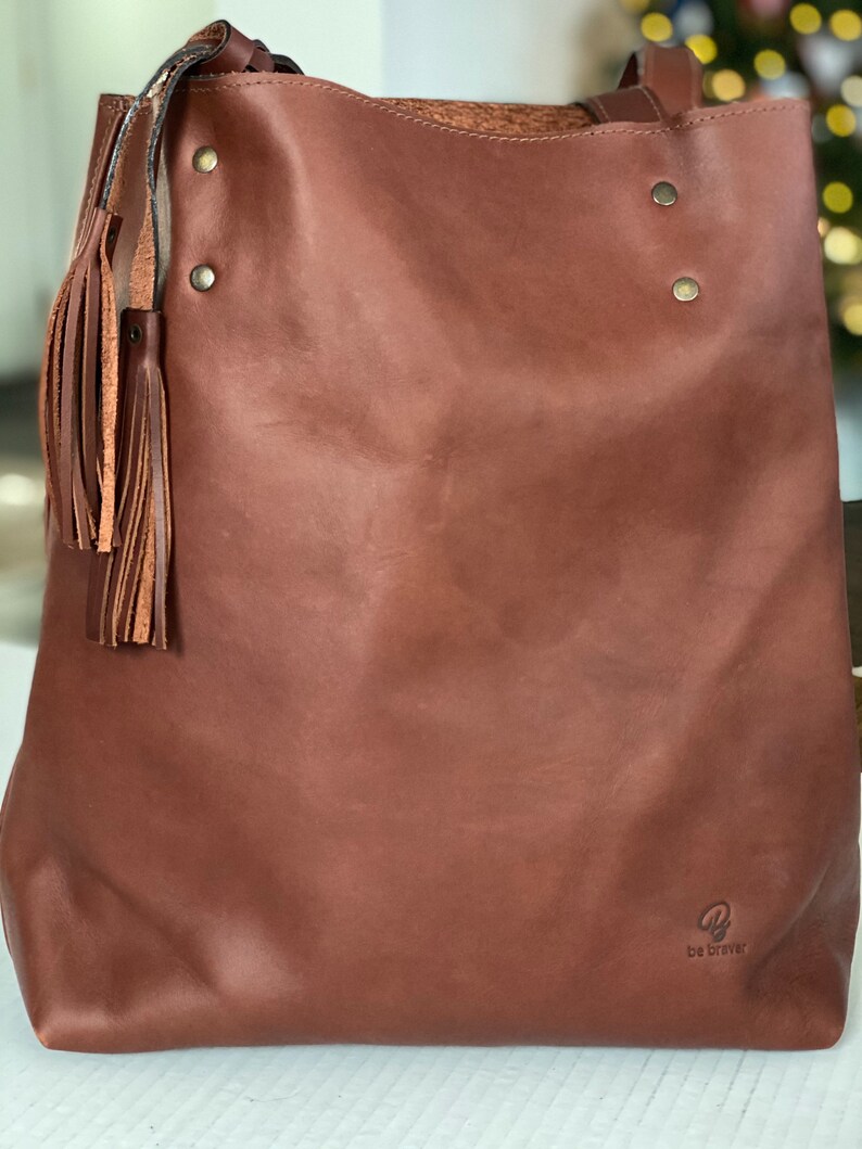 Dark Brown Fina Tote
