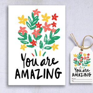 Mother&#39;s Day set. Printable Card and Tag.