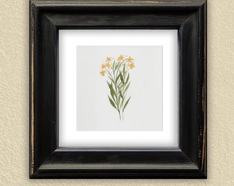 Blooming Florals No. 3 .Colorful Botanical Watercolor Wall Art Print