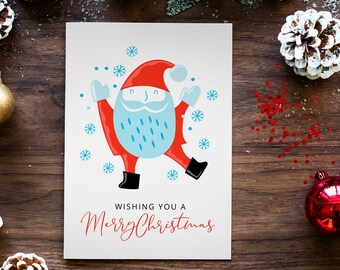 Little Santa Greeting Card