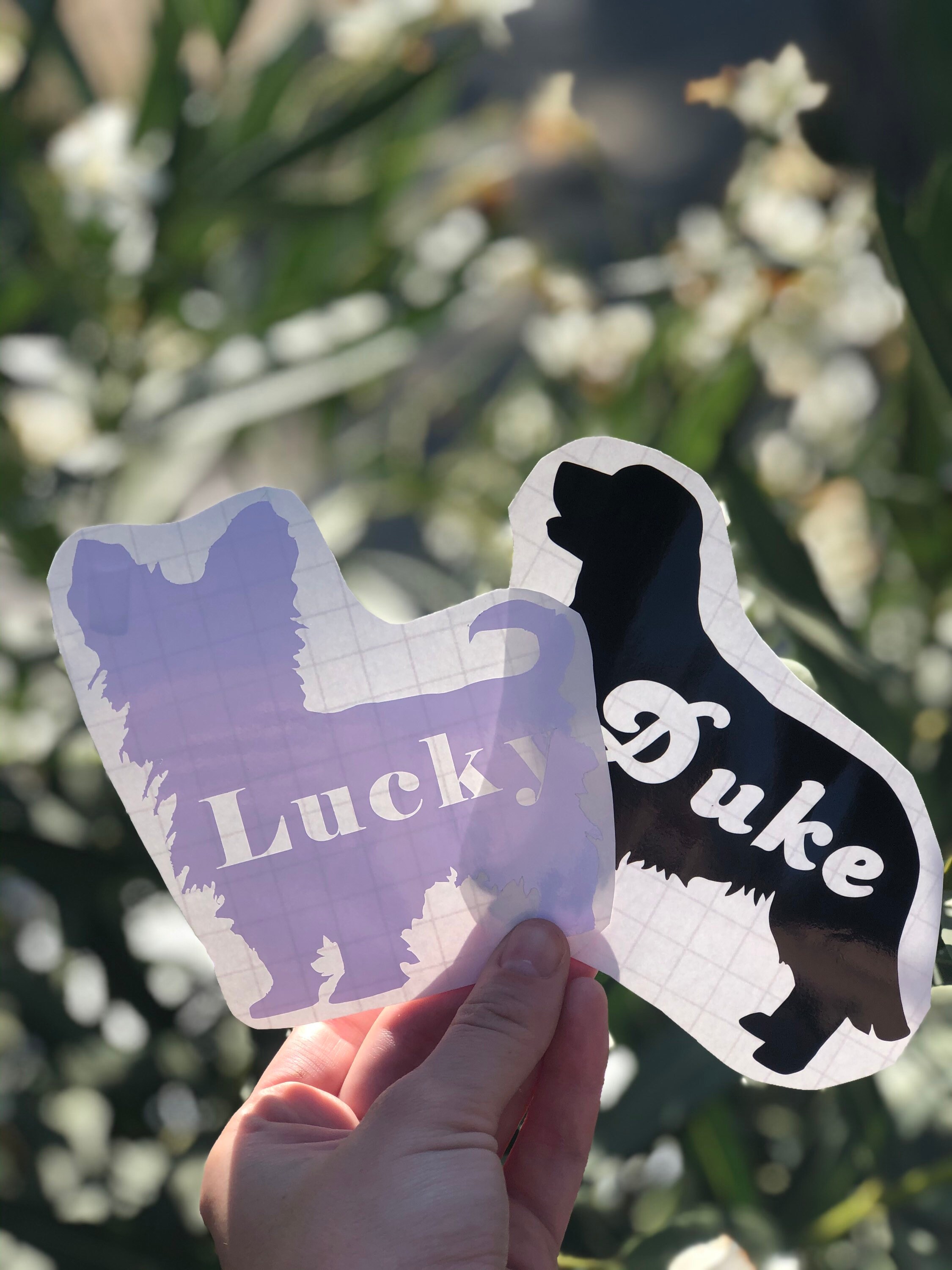 Personalized Dog Breed Sticker Dog Decal Pet Decal Custom Etsy