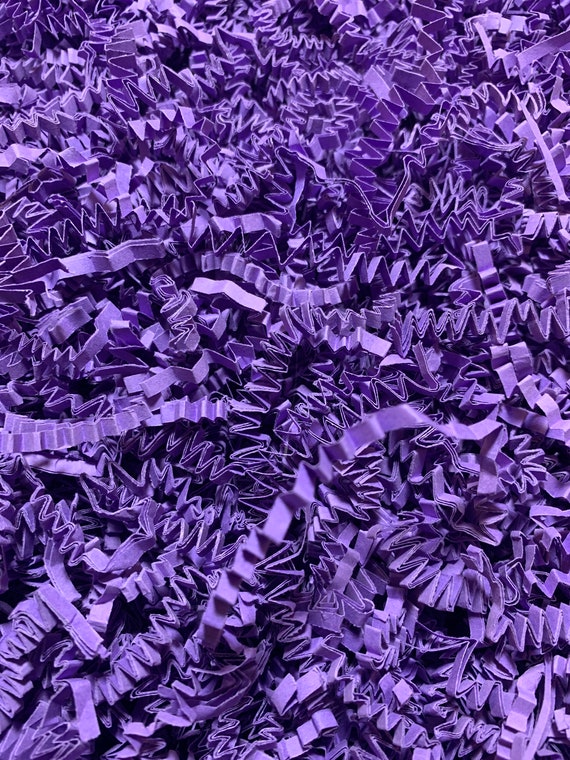 1LB Lavender Purple Crinkle Paper Filler, Gift Basket Shred, for Display  Bedding or Shipping. free Shipping 