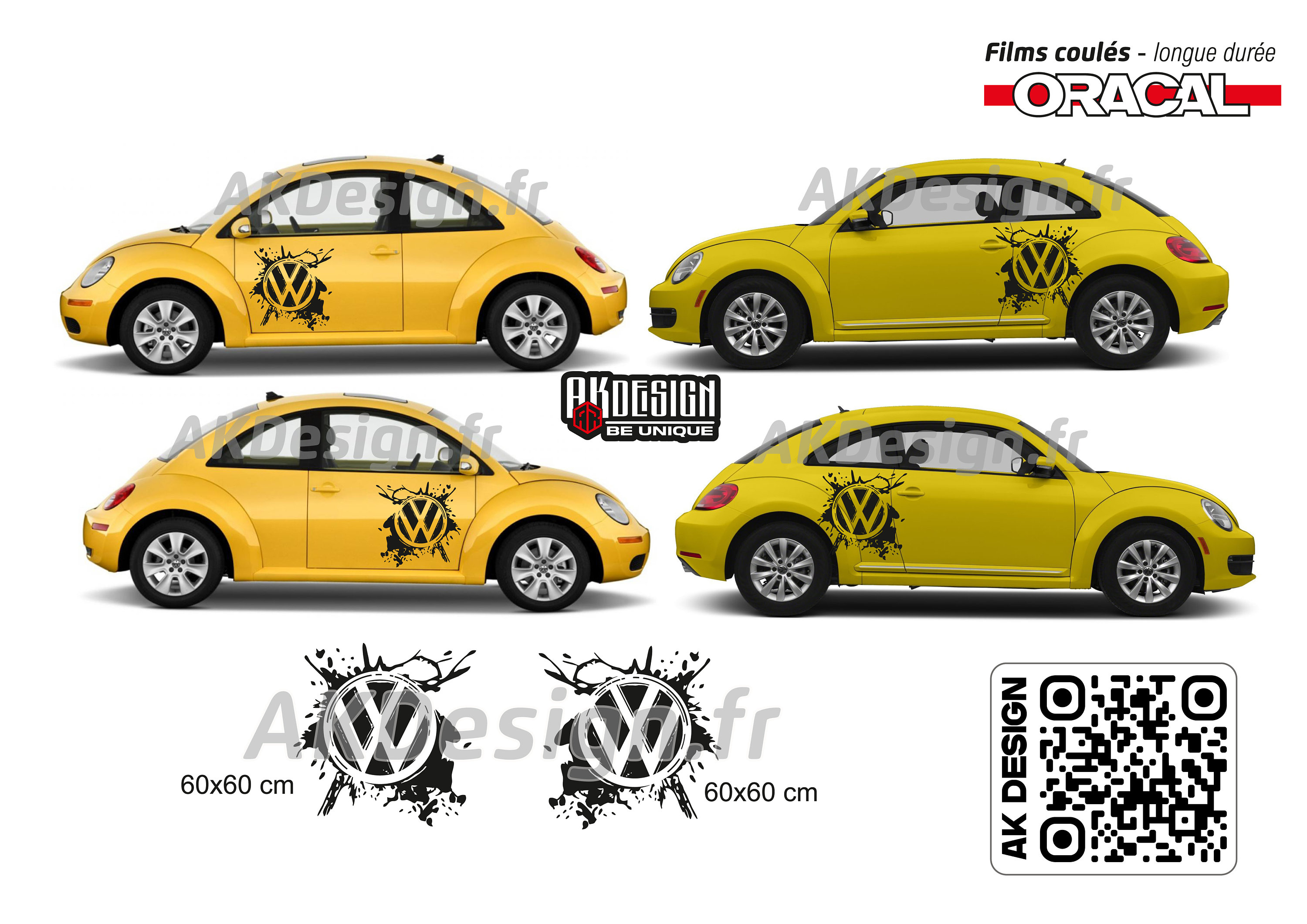 Stickers tuning Volkswagen Tache de peinture