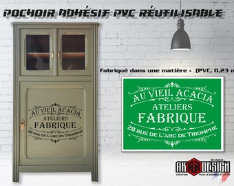 Pochoir Adhésif PVC Réutilisable