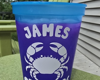 Personalized Color Changing Cups | Custom Vacation and Party Cups