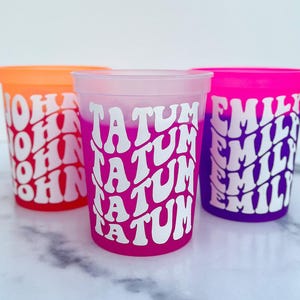 Personalized Color Changing Cups | Custom Bachelorette Party Favors, Girls Trip Drinkware