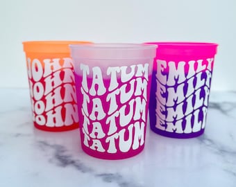 Personalized Color Changing Cups | Custom Bachelorette Party Favors, Girls Trip Drinkware