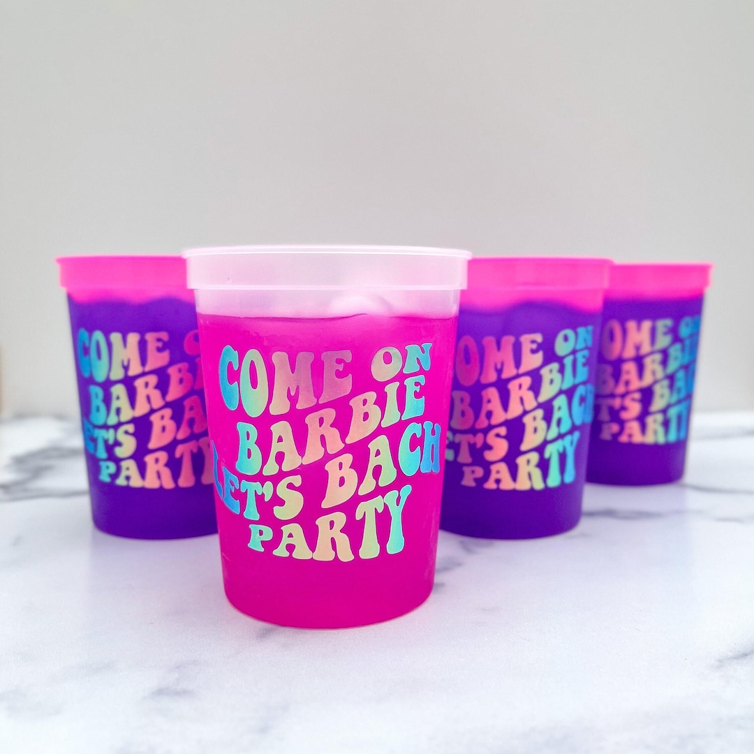 Bachelorette Party Cups Color Changing Personalized Bachelorette Cups
