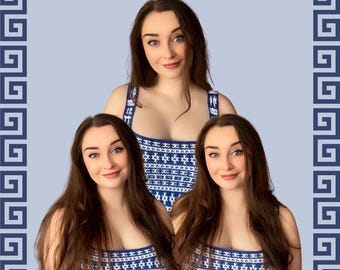 The Acropolis Top Mosaic Crochet Top Pattern PDF