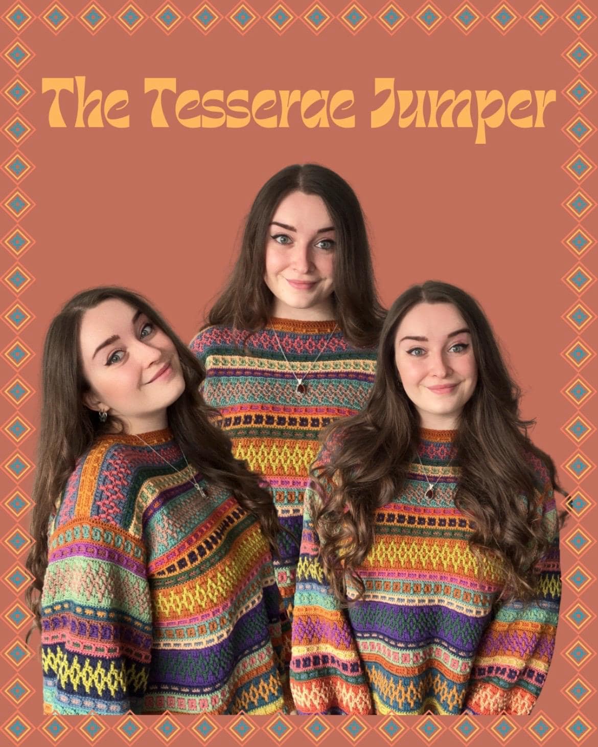 34 Crochet Jumpers with Cowl Necks, Raglans, and Crop Tops 30 The Tesserae Jumper