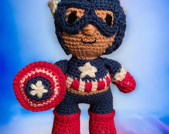 Kapitein Amerika Amigurumi