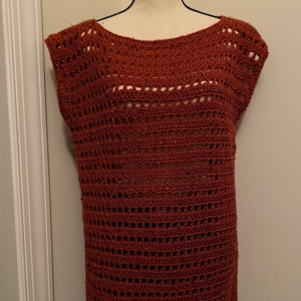 Custom! Ladies Sleeveless Tunic - Plus Size Available - Summer Sweater