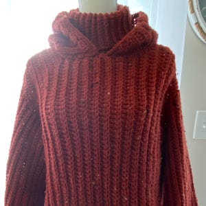 Custom! Ladies Cowl - Long Sleeve - Sweater - Crop - Shrug - Hip Length - Cowl - Hoodie - Warm