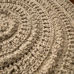 Christmas Tree Skirt - made to order - Rustic - Farmhouse - Homey Christmas - Old Fashioned - Classic - Crochet