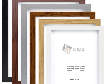 Picture Frame Photo Frames A1 A2 A3 A4 10x8Inch A5 Poster Frame Black Oak White Silver Walnut