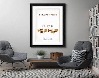 A1 / A2 / A3 / A4 / A5/10x8 Black Photo Frames Handmade Black Picture Frame Art Frame Quick Dispatch & Fast Delivery