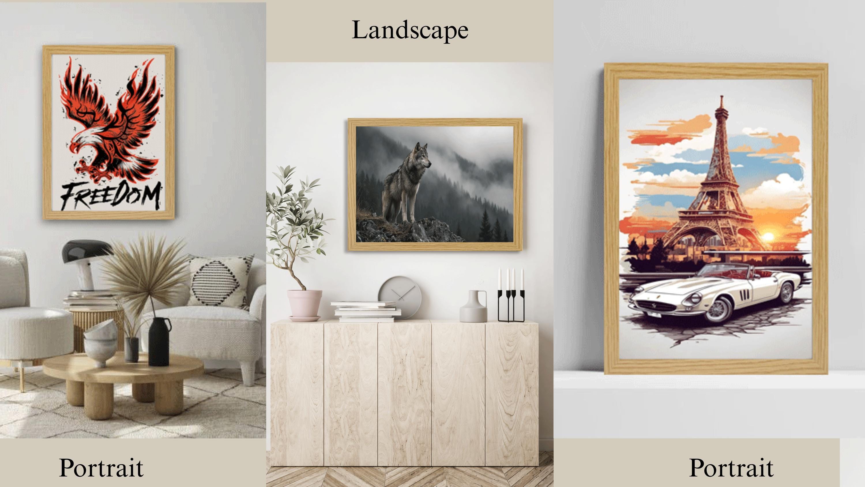 Handmade A2 Photo Poster Frame – 16.5x23.4 Inch Multiple Colors