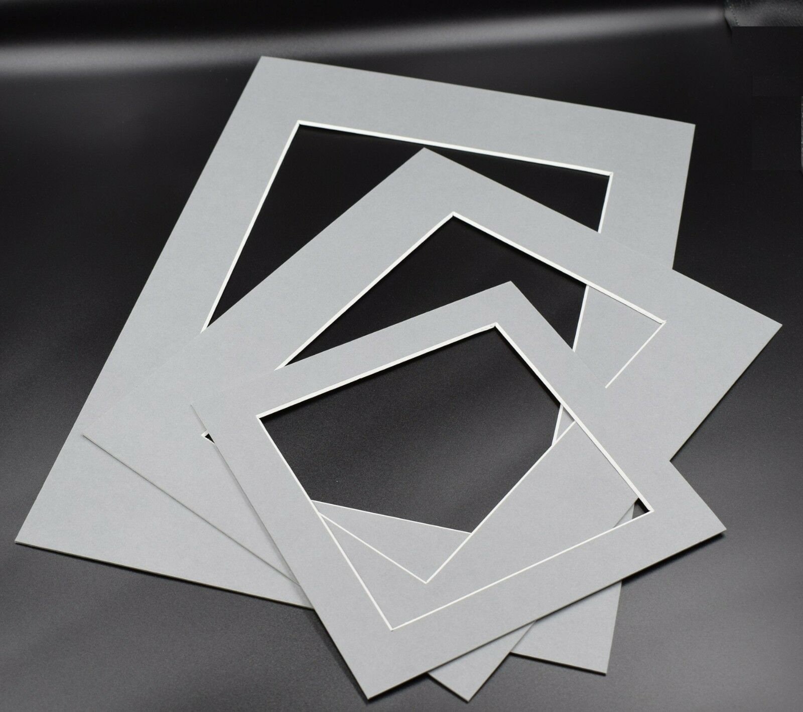 Grey Bevel Cut Mount Board For Photo Picture Frame 1.4mm White Etsy