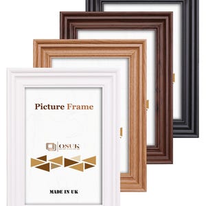 Handmade  A1 / A2 / A3 / A4 / A5/10x8 Swept Black Photo Frames White Picture Frame Art Frame Oak Poster Frames Quick Dispatch & Fast Deliver
