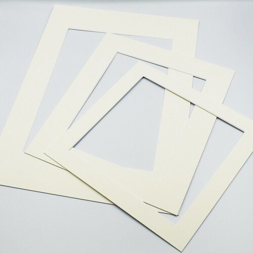 White Bevel Cut Mount Board for Photo Picture Frame 1.4mm Etsy UK